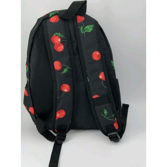 Cherry Pattern Laptop Backpack Shoulder Bag School Bookbag Daypack - Picture 3 of 5